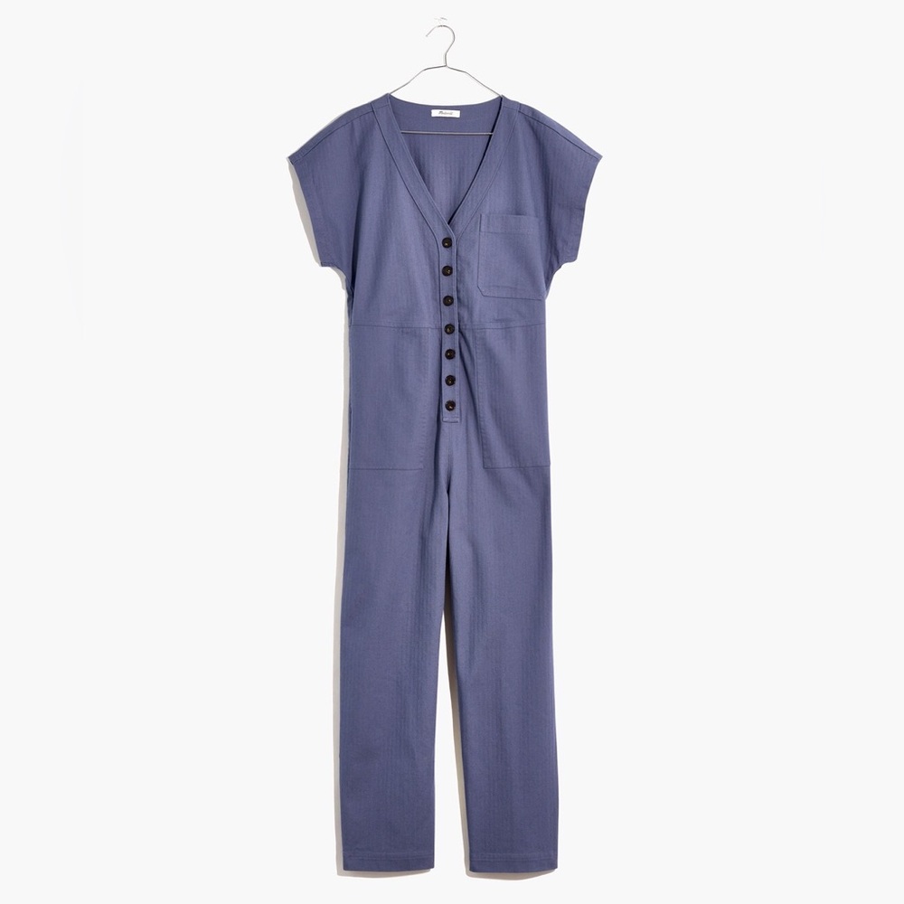 Madewell Cap-Sleeve Jumpsuit - NEW WITH TAGS